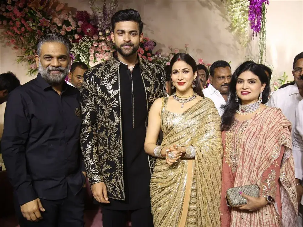 Varun Tej Lavanya Tripathi Wedding Reception Images